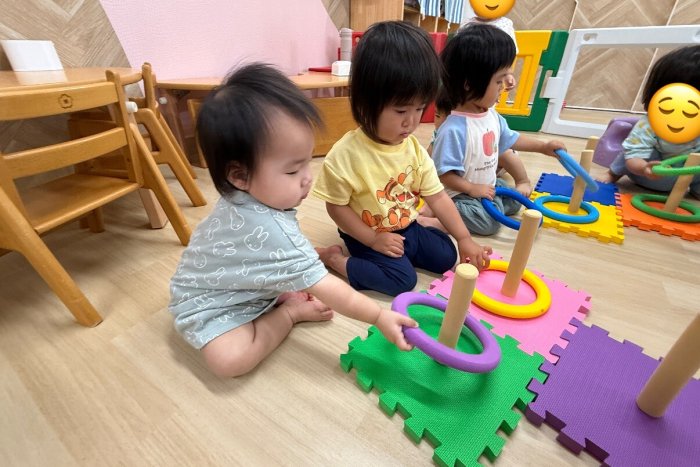 わなげ遊び〜さくらんぼ・たんぽぽ組〜